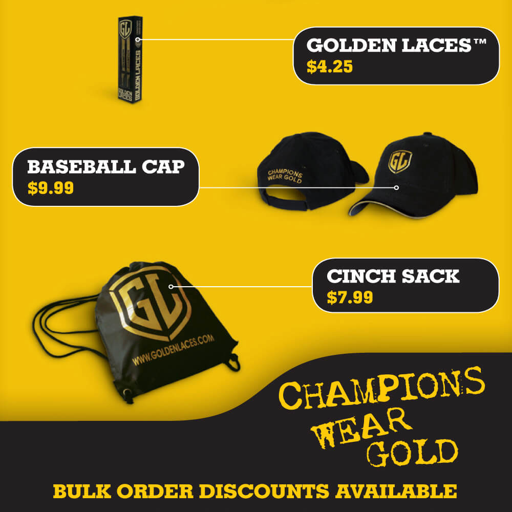 Golden Laces Sales Insert, graphic design