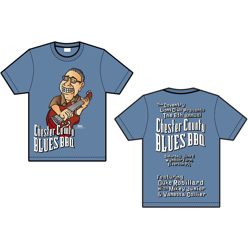 blues Barbecue, t-shirt design